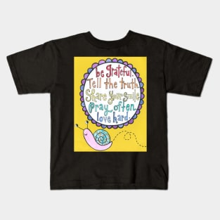 Positive Thoughts Kids T-Shirt
